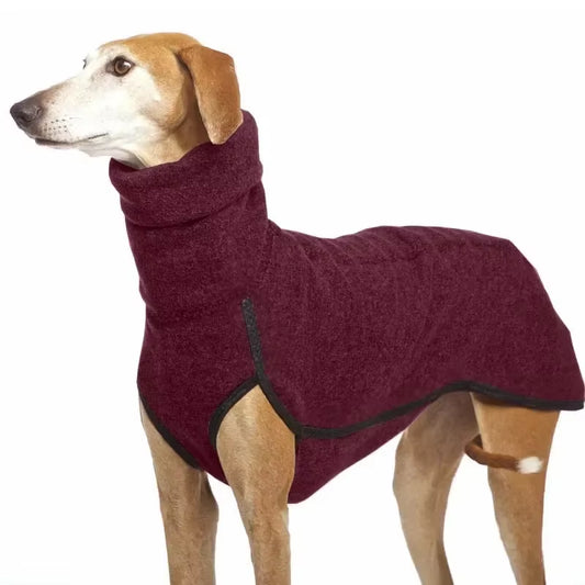 Italian Greyhound Clothes Lightweight Winter Warm Medium Large Dog Clothes Two-Legged Whippet Fleece Vest Soft Pet Pullover