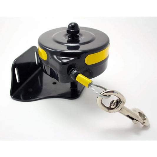 Bracket Mount Retractable Tie Out Reel for Dogs up to 30 Lbs