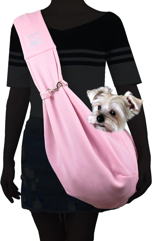 Pet - Chico Reversible Pet Sling Carrier - Color: Pink