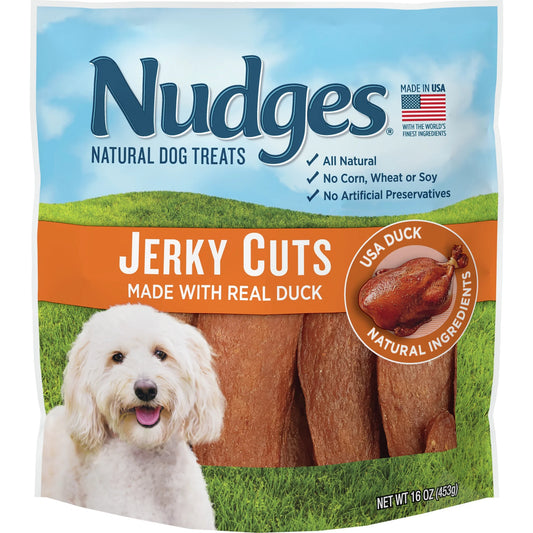 Blue Buffalo  Jerky Cuts Natural Dog Treats with Chicken and Duck, 16 oz Bag