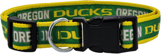 Collegiate Pet Accessories, Dog Collar, Oregon Ducks, Medium