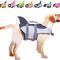 Dog Life Jacket Pet Life Safety Vest for Swimming Boating, Dog Shark Life Jackets Dog Lifesavers Swimsuits for Pool, Dog Water Floatation Vest for Small Medium Large Dogs, Grey, X-Large