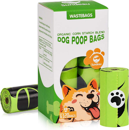 Biodegradable Poop Bag for Dog, 120 Count, Eco Friendly