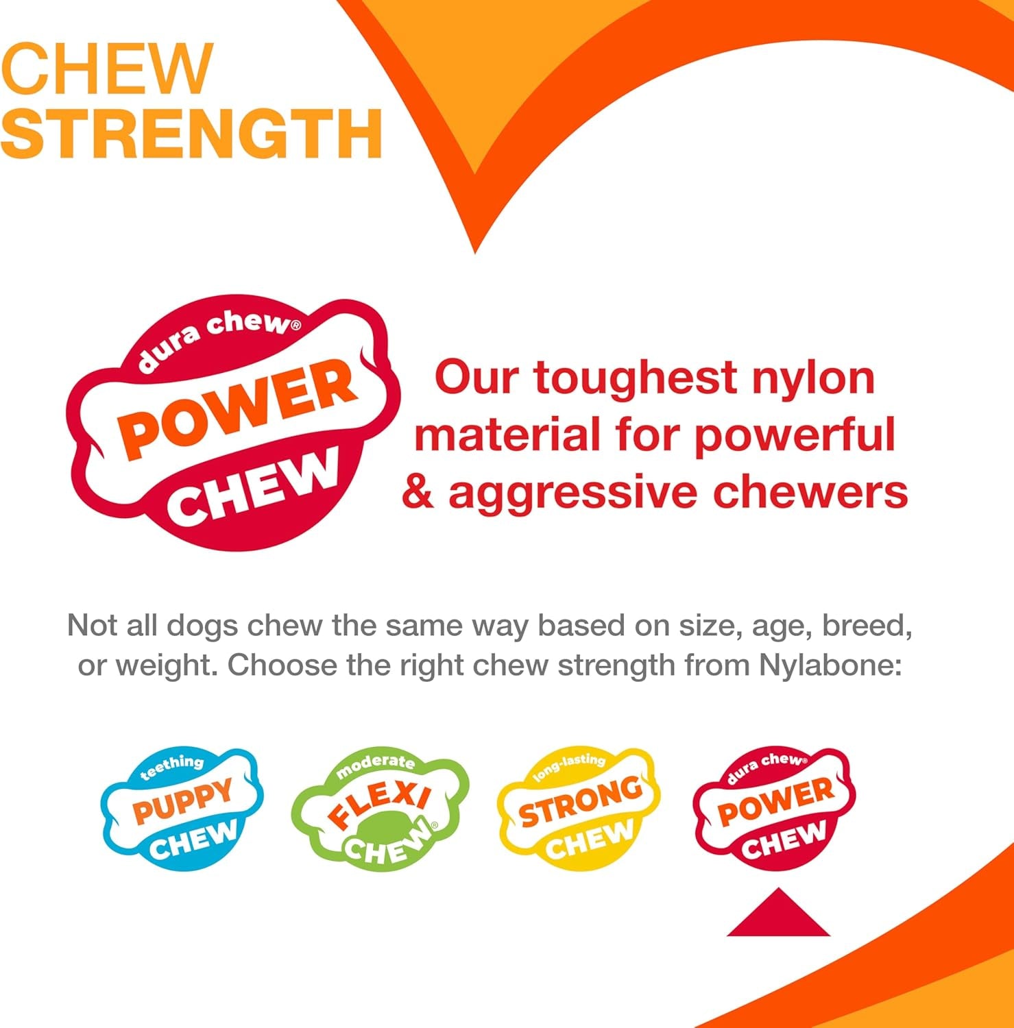 Power Chew Original Bone - Durable & Tough Chew Toys for Aggressive Chewers - Large Dog Chew Toys - Original Flavor, Large, up to 50 Ibs. (1 Count)